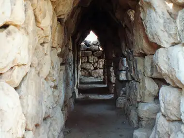 Κυκλώπεια τείχη της ακρόπολης της Τίρυνθας