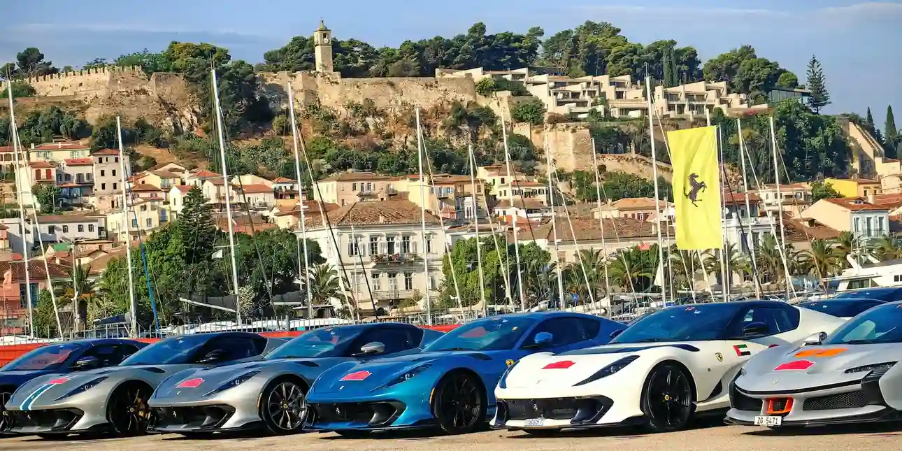 Ferrari Cavalcade 2026 in Nafplio